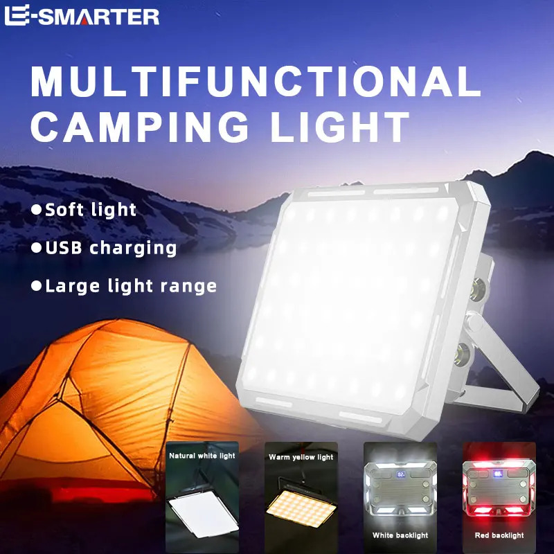 Outdoor Power Lights - LED Camping Tent Light Rechargeable Searchlight