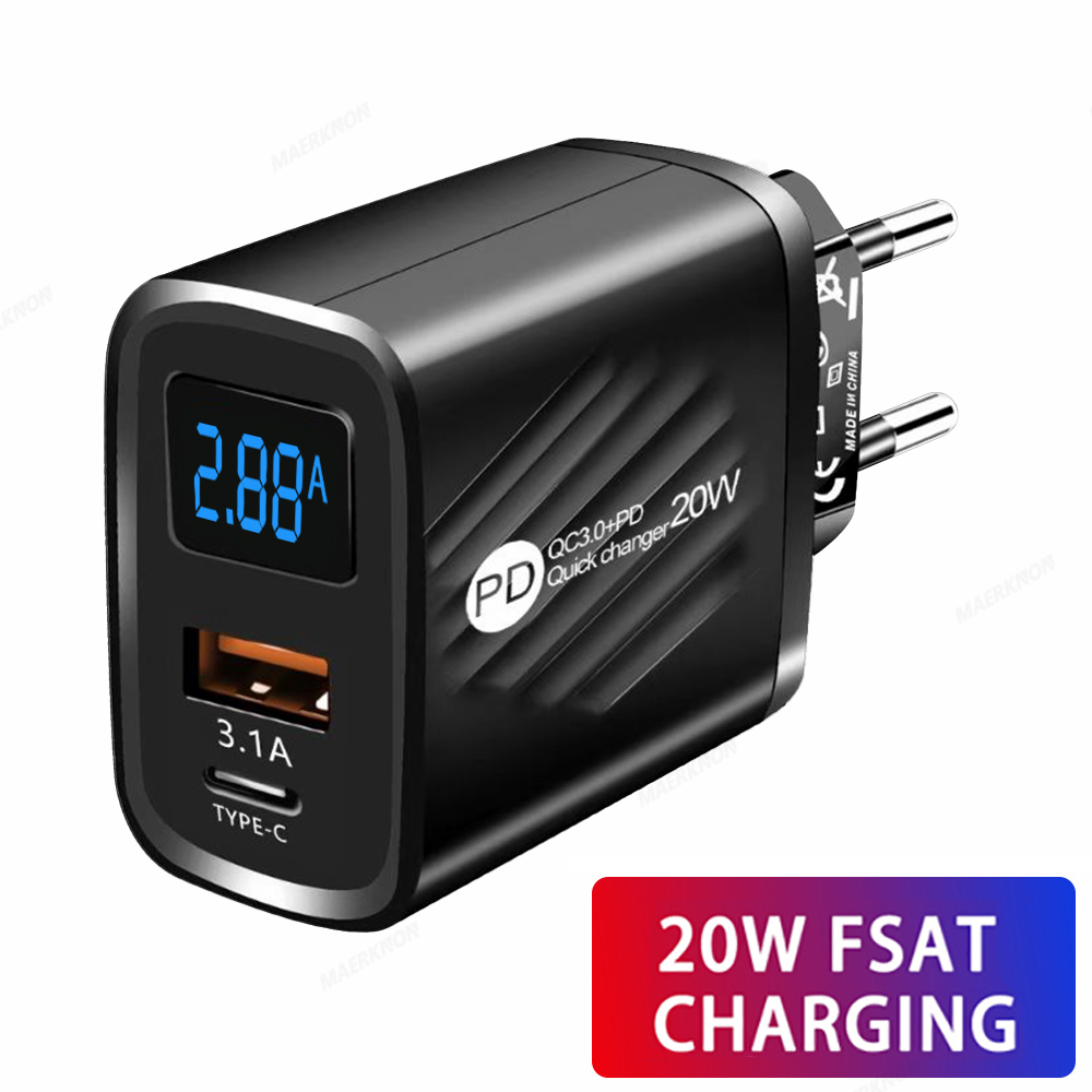 Outdoor Usb Power Adapter - PD 20W USB C Charger Fast