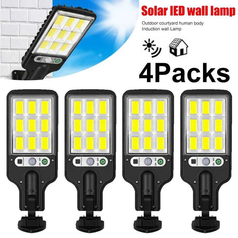 Outdoor Power Lights - Powerful LED Solar Outdoor Courtyard Wall