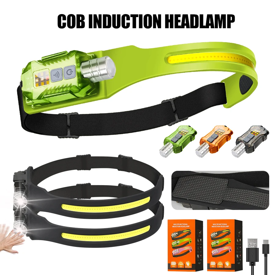 Outdoor Power Lights - Powerful LED Headlamp Portable Rechargeable Head