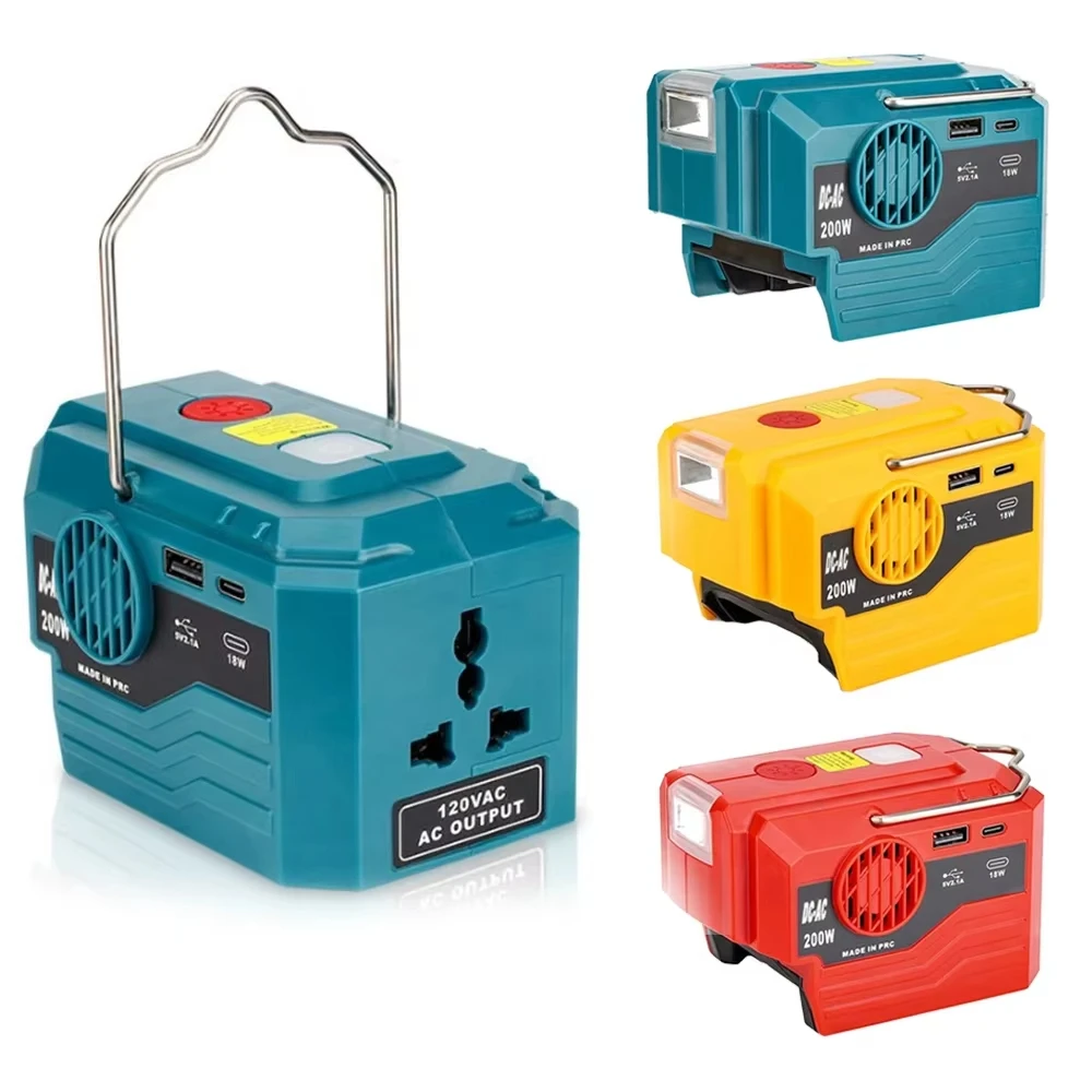 200W Portable Power Inverter F - огляд і ціна Outdoor Power Adapter Usb C