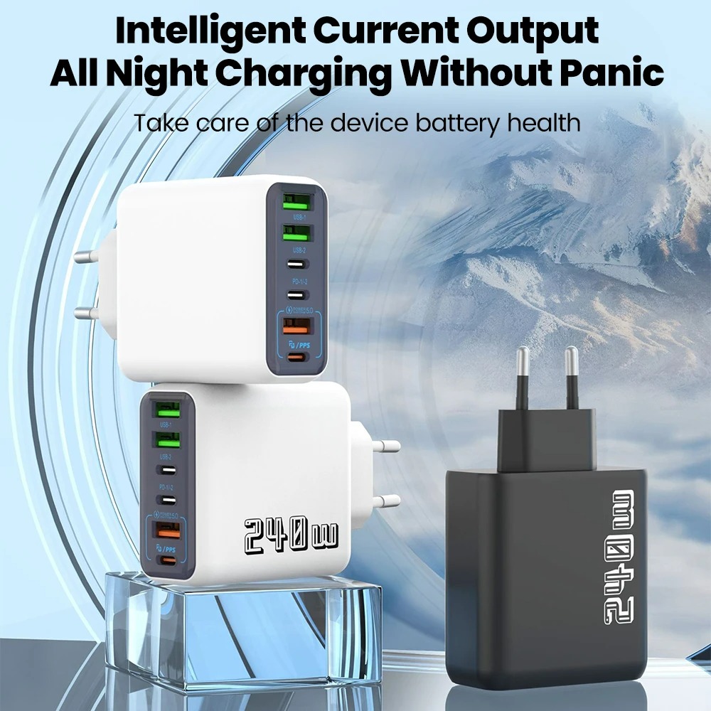 Type C 240W USB Fast Charging  - огляд і ціна Outdoor Usb Power Adapter