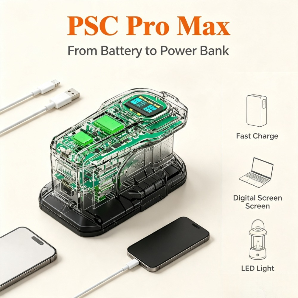 PSC Pro Max Ryobi 18V ONE+ Bat - огляд і ціна Outdoor Usb Power Adapter