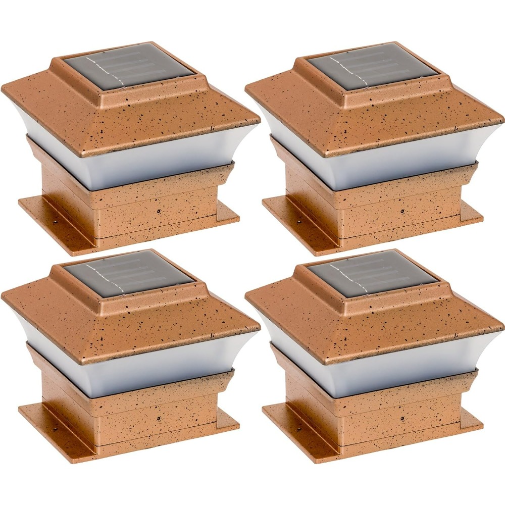 4 Pack Solar Powered Copper Ou - огляд і ціна Outdoor Power Lights