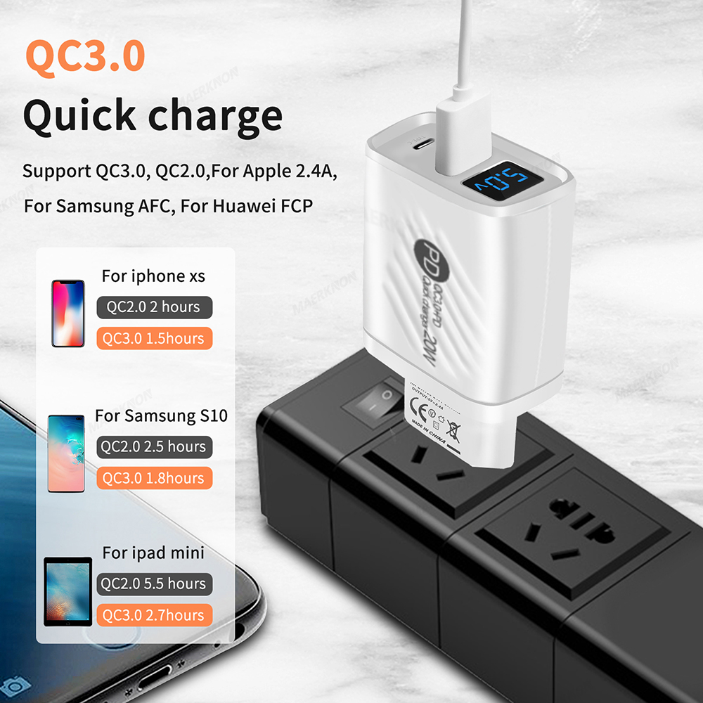 PD 20W USB C Charger Fast Char - огляд і ціна Outdoor Usb Power Adapter