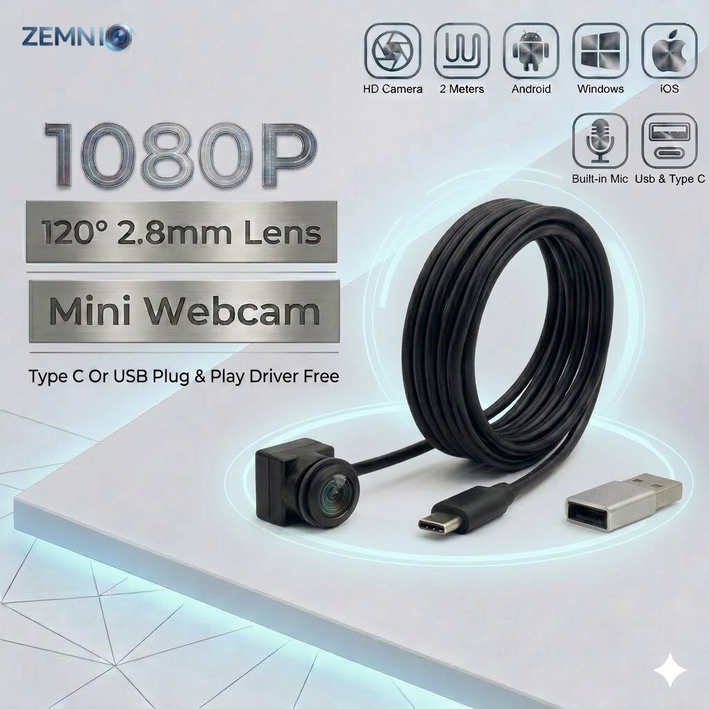 USB Type-C Mini Webcam with Mi - огляд і ціна Outdoor Usb Power Adapter