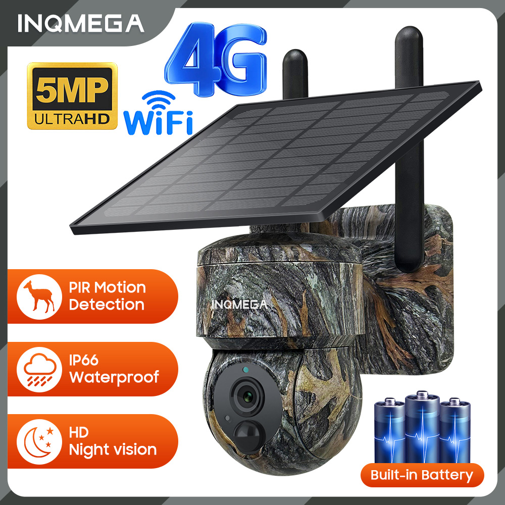 INQMEGA 5MP 4G / WIFI Solar Wi - огляд і ціна Outdoor Power Monitor