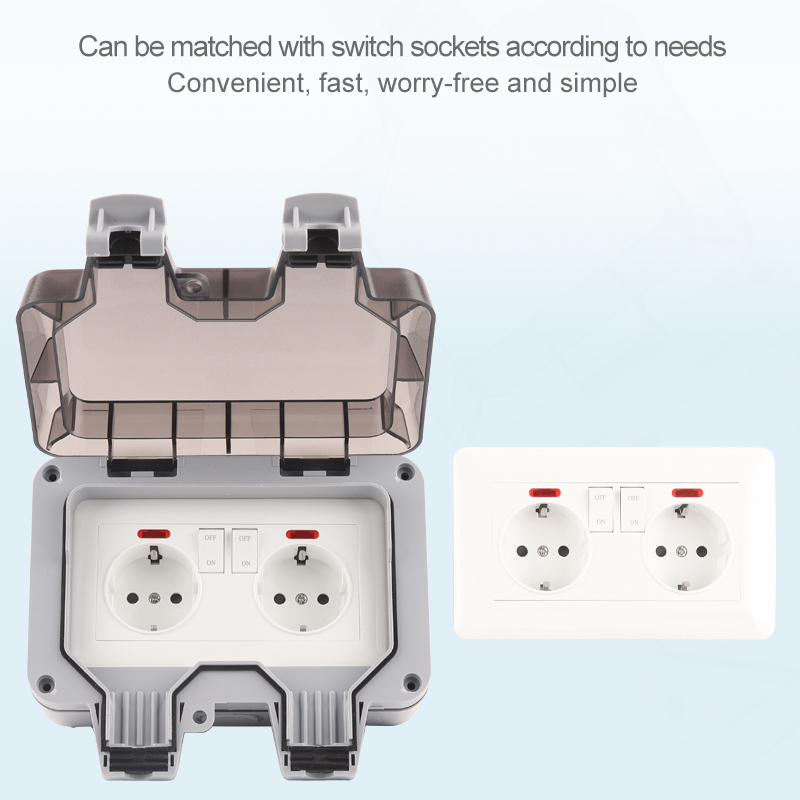 IP66 EU Germany Standard Water - огляд і ціна Outdoor Usb Power Strip