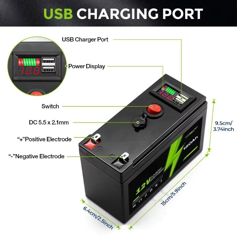 12V 150000mAh High-Capacity UP - огляд і ціна Outdoor Uninterruptible Power Supply