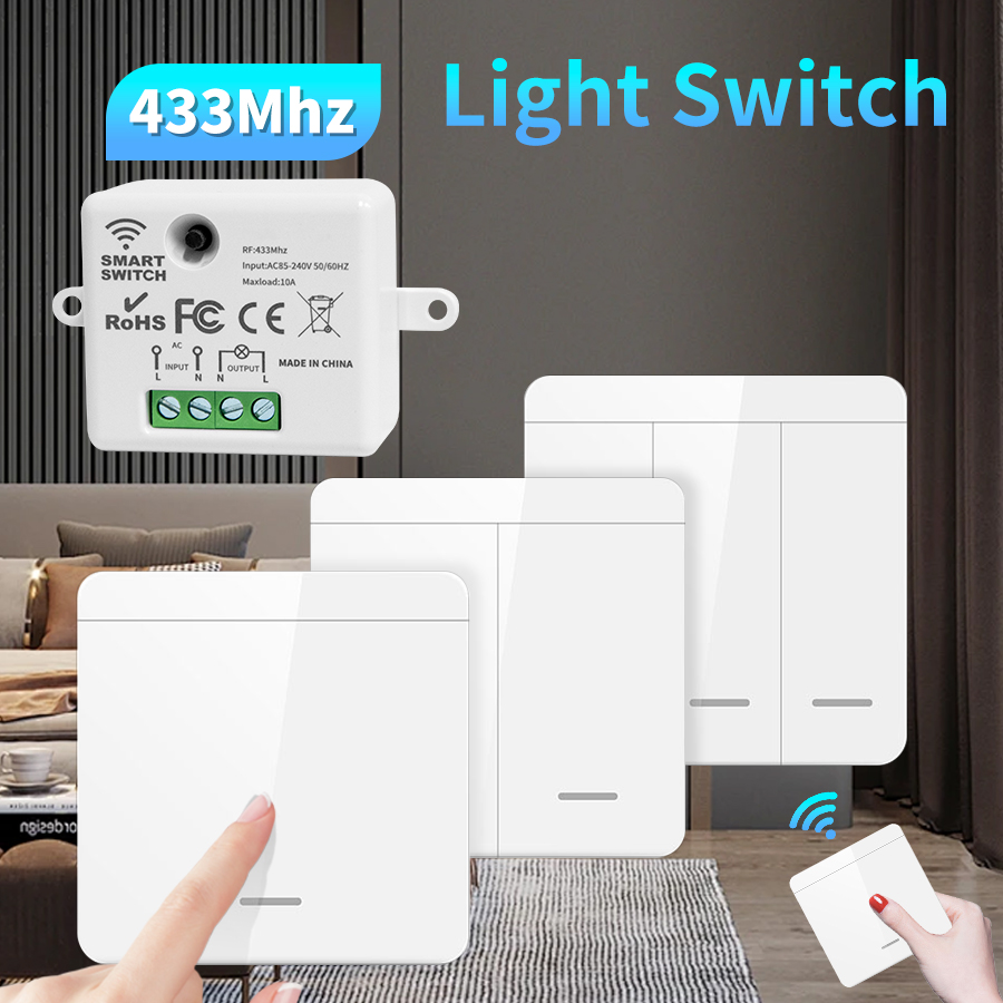 Wireless Light Switch RF 433Mh - огляд і ціна Outdoor Power Outlet With Remote Control