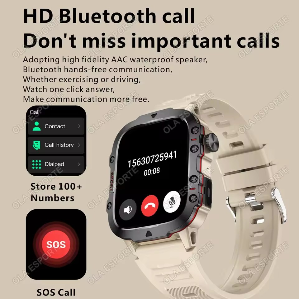 2026 New Military Smart Watch  - огляд і ціна Outdoor Power Monitor