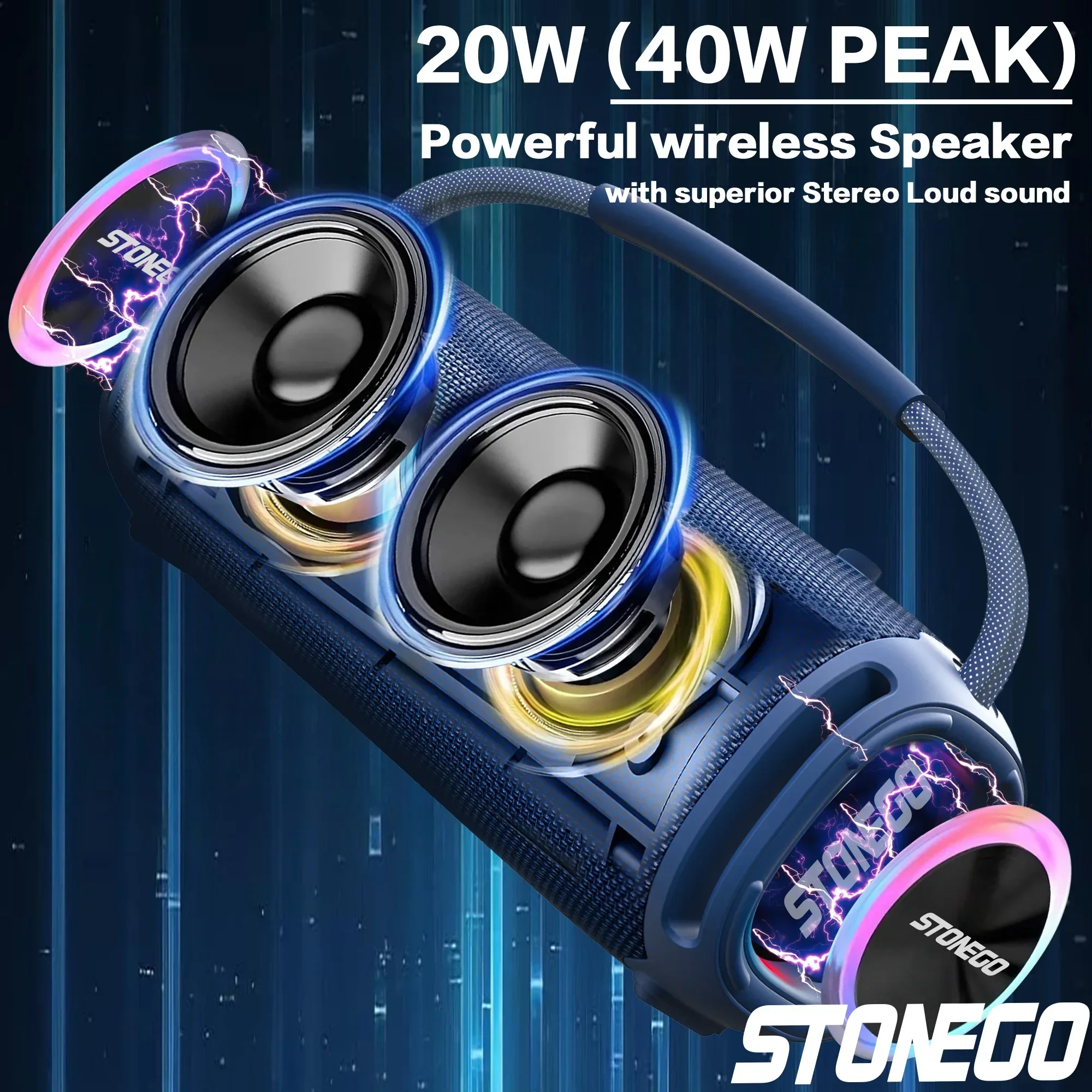 Portable Bluetooth 5.3 Wireles - огляд і ціна Quality Outdoor Power