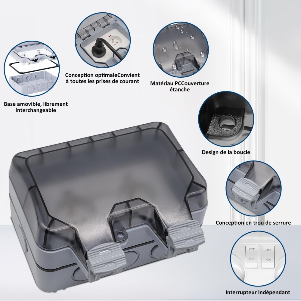 EIOMR France IP66 Weatherproof - огляд і ціна Outdoor Usb Power Adapter