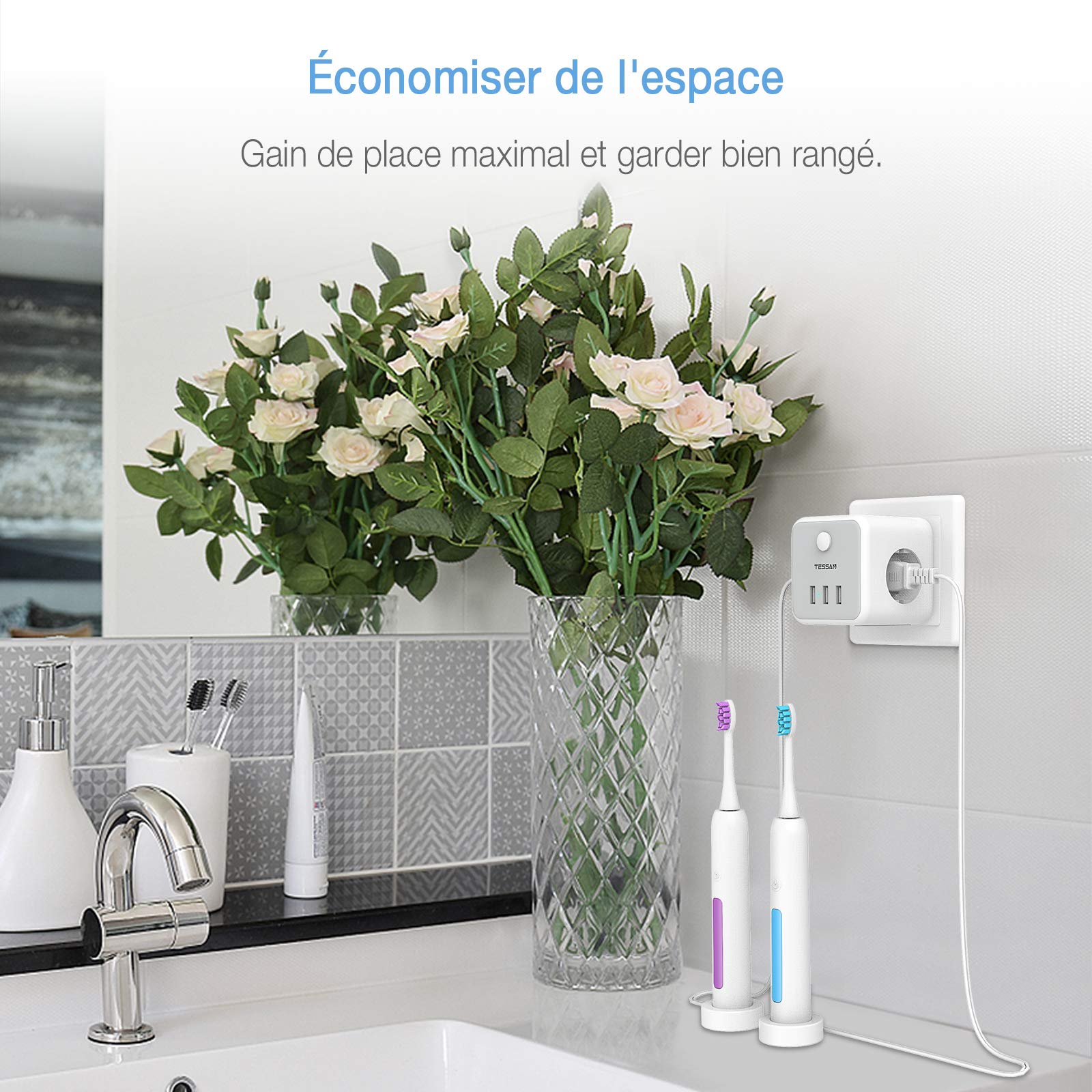 TESSAN European Korea Plug Ele - огляд і ціна Outdoor Usb Power Strip