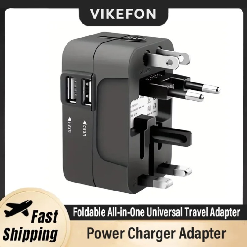 Foldable Universal Travel Powe - огляд і ціна Outdoor Usb Power Adapter