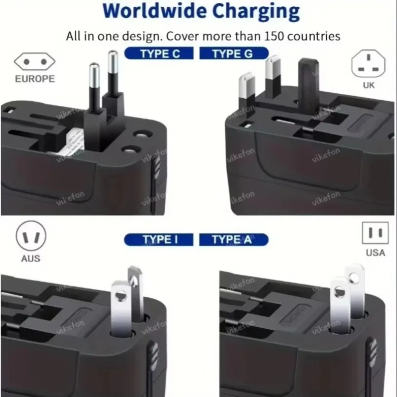 Foldable Universal Travel Powe - огляд і ціна Outdoor Usb Power Adapter