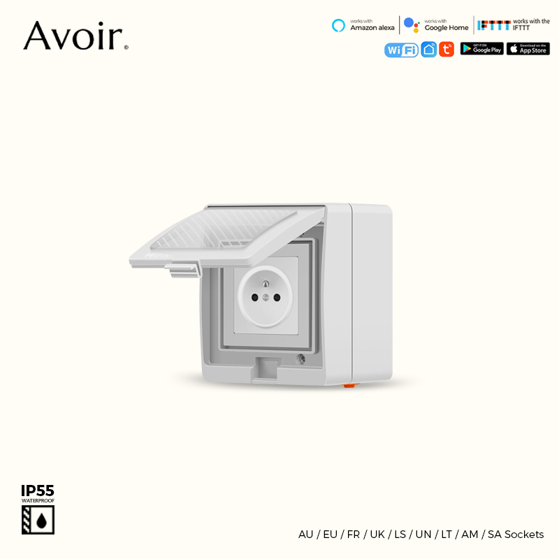 Avoir Tuya Smart Waterproof Wi - огляд і ціна Outdoor Power Outlet With Remote Control