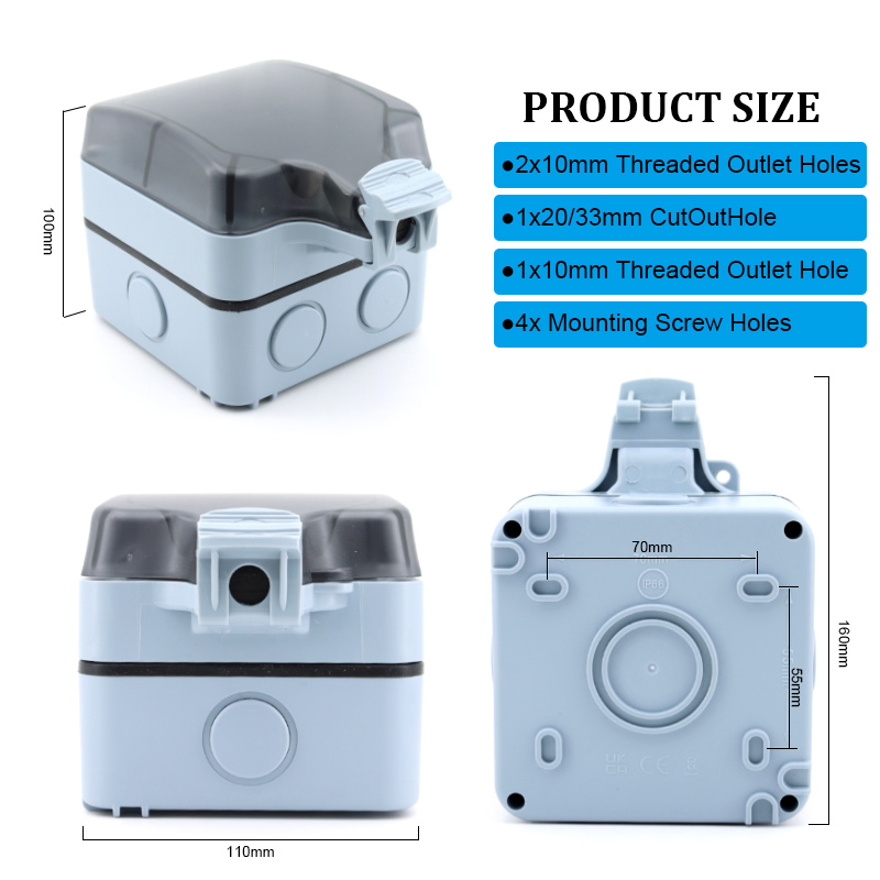 Outdoor Power Outlet Box Water - огляд і ціна Outdoor Power Hub