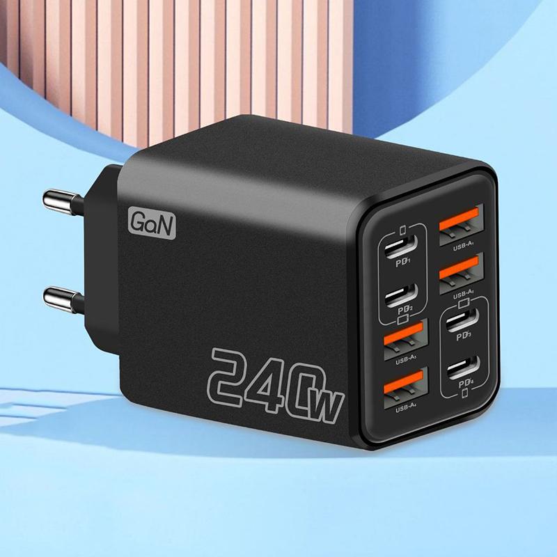 240W GaN USB C Charger 8 In 1  - огляд і ціна Outdoor Usb Power Adapter