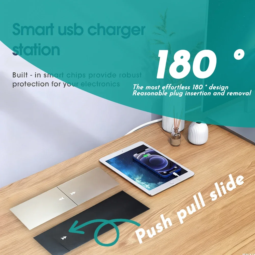 Table Hidden Socket Embedded 2 - огляд і ціна Outdoor Usb Power Strip