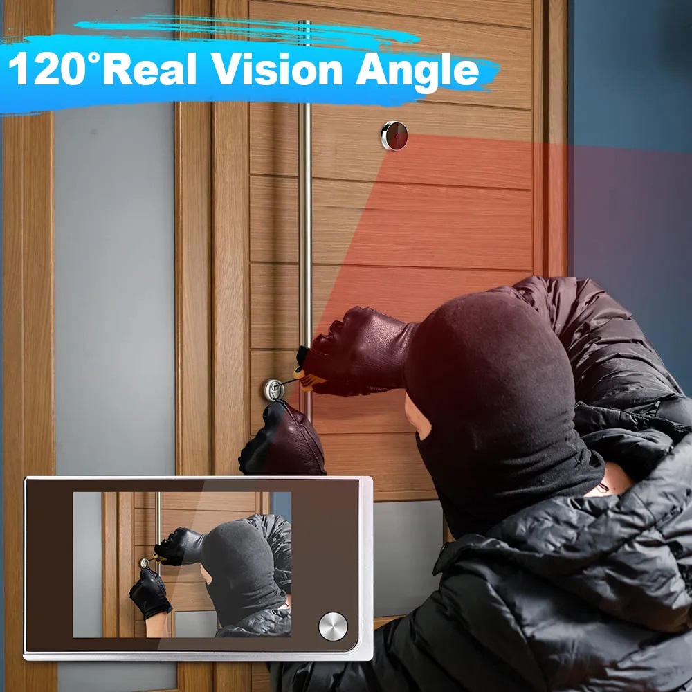 3.5 inch Camera Peephole Doorb - огляд і ціна Outdoor Power Monitor