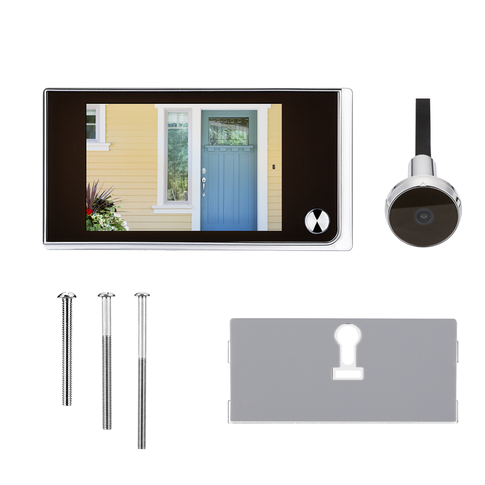 3.5 inch Camera Peephole Doorb - огляд і ціна Outdoor Power Monitor