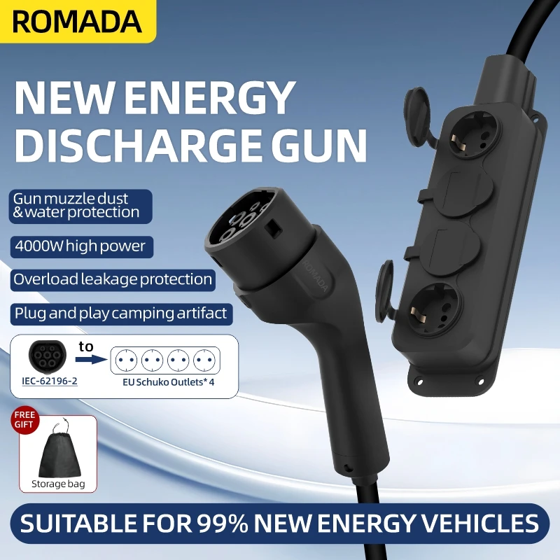 Portable 16A 4KW V2L Cable Ele - огляд і ціна Outdoor Power Hub