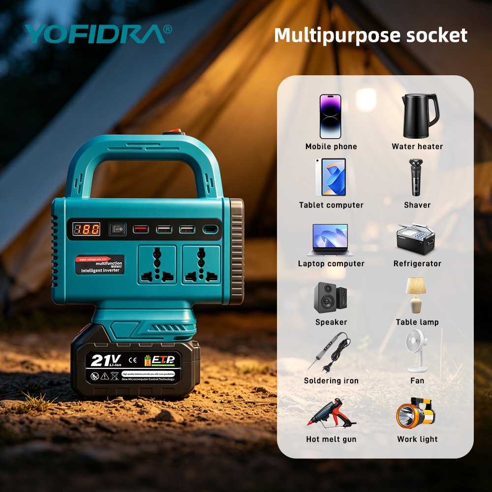 YOFIDRA 220V Portable Power In - огляд і ціна Outdoor Power Hub