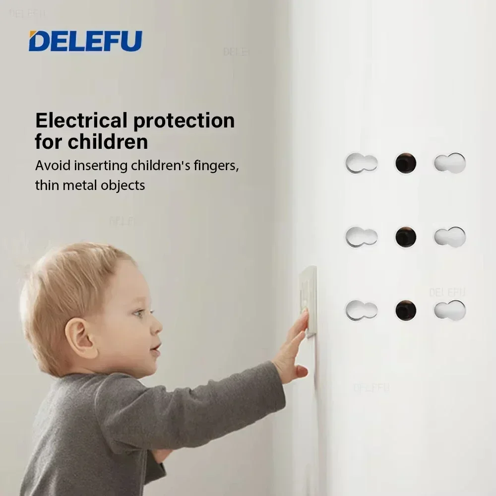 DELEFU Grey Tempered Glass Ita - огляд і ціна Outdoor Usb Power Strip