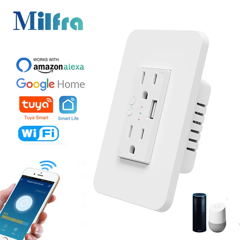 Milfra Wifi Smart Socket Doubl - огляд і ціна Outdoor Usb Power Strip