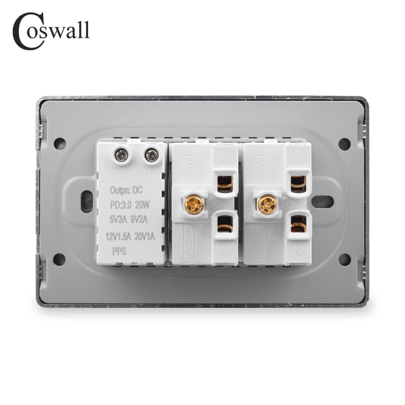 Coswall PC Brazil Standard 20A - огляд і ціна Outdoor Usb Power Strip