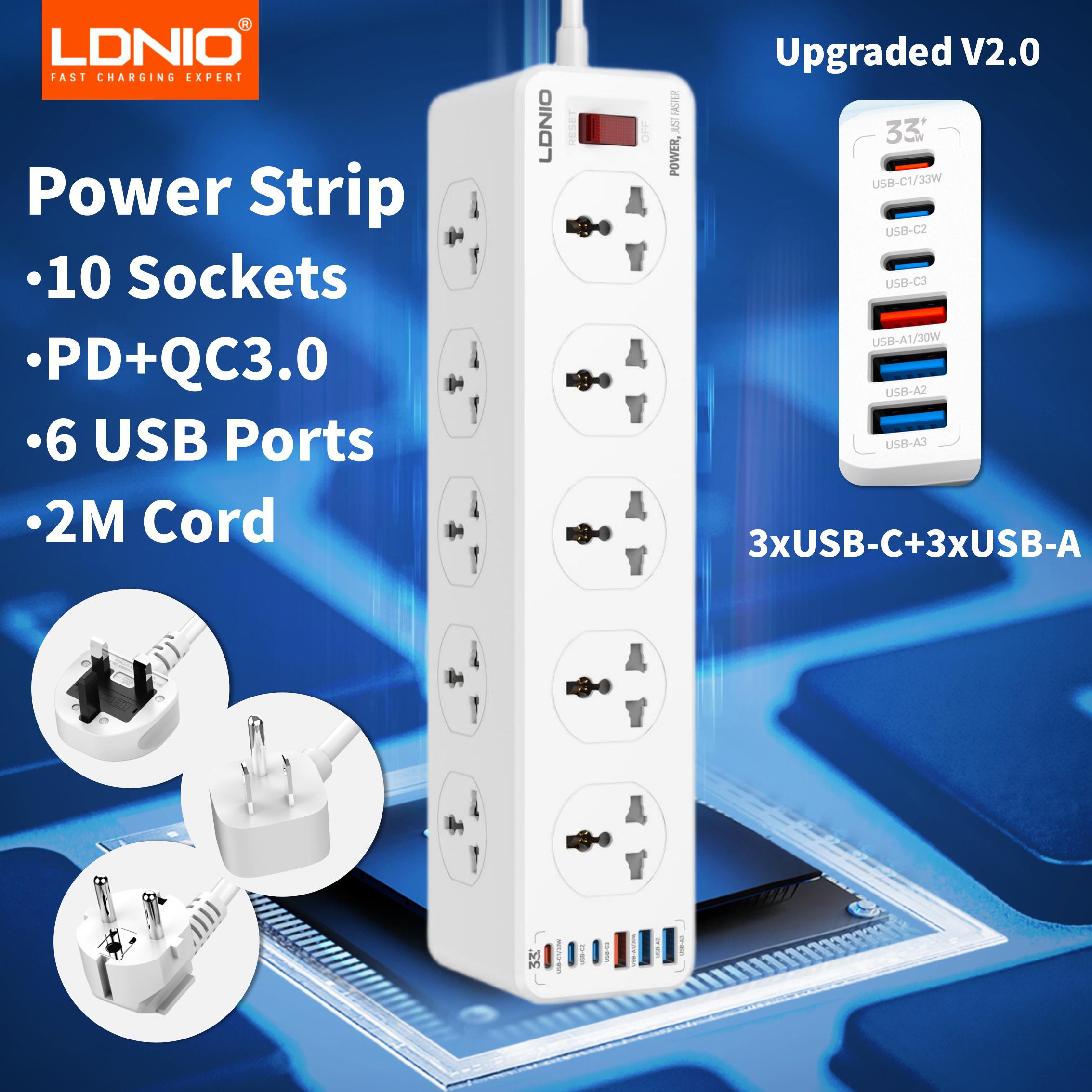 LDNIO UNIVERSAL OUTLET 2M Exte - огляд і ціна Outdoor Usb Power Strip